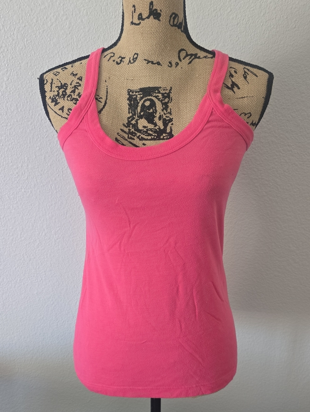 Hurley Pink Scoop Neck Tank Top